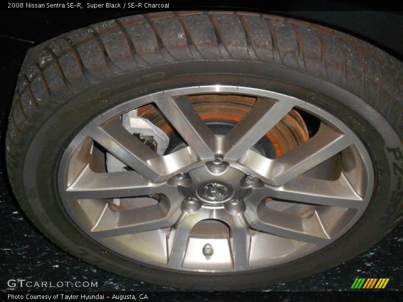 Super Black / SE-R Charcoal 2008 Nissan Sentra SE-R