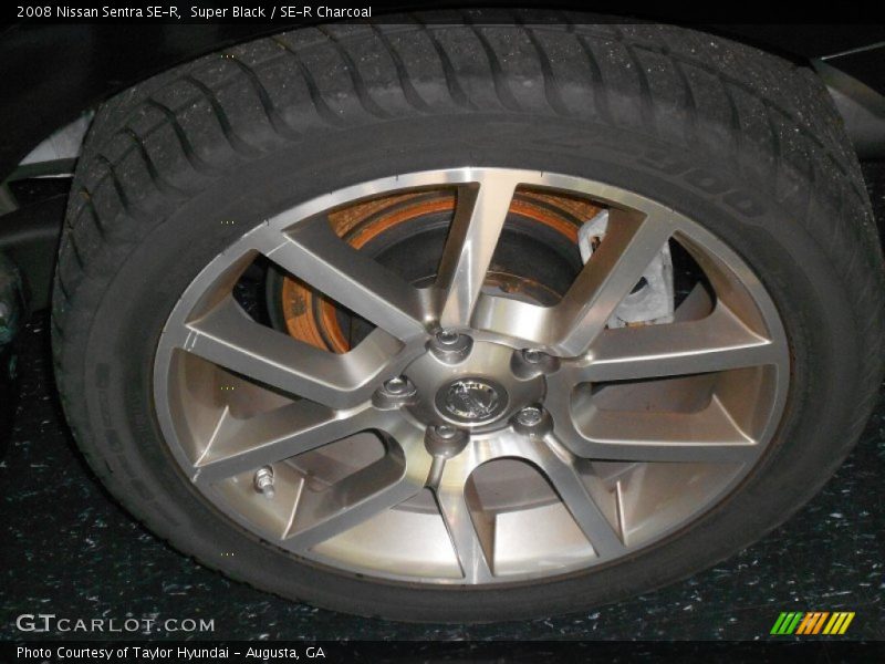 Super Black / SE-R Charcoal 2008 Nissan Sentra SE-R
