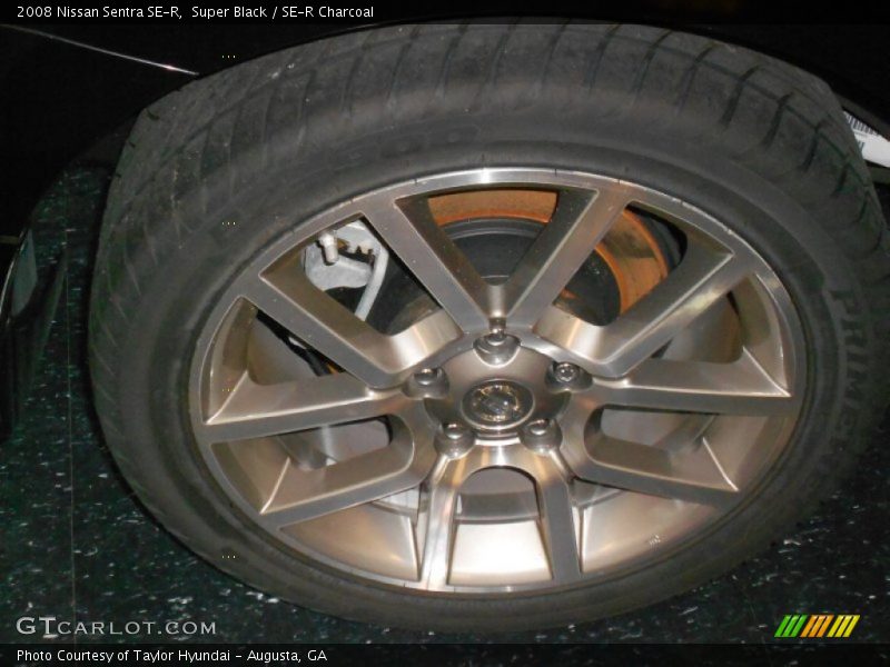 Super Black / SE-R Charcoal 2008 Nissan Sentra SE-R
