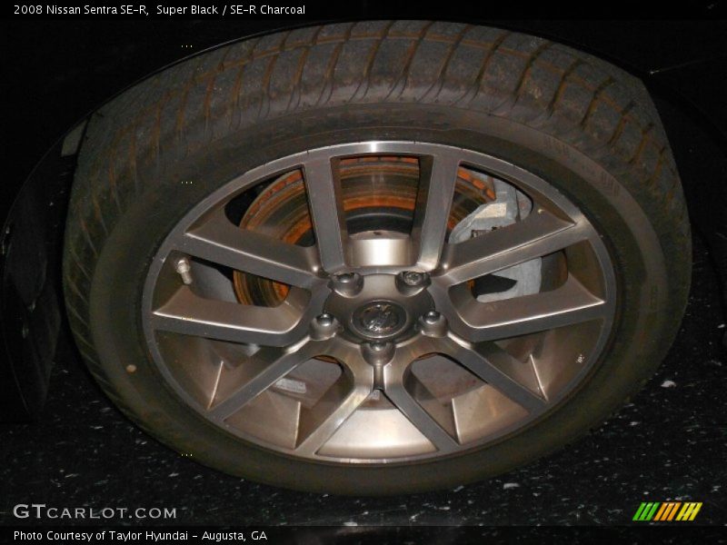 Super Black / SE-R Charcoal 2008 Nissan Sentra SE-R