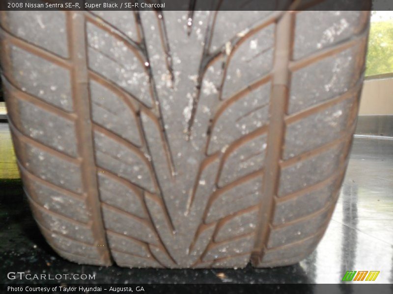 Super Black / SE-R Charcoal 2008 Nissan Sentra SE-R