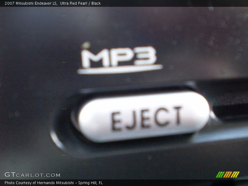 Ultra Red Pearl / Black 2007 Mitsubishi Endeavor LS