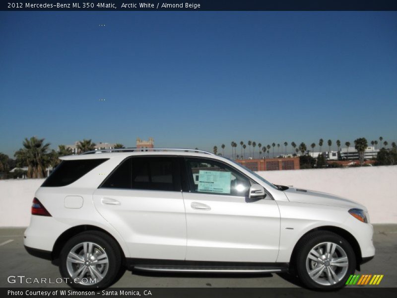 Arctic White / Almond Beige 2012 Mercedes-Benz ML 350 4Matic