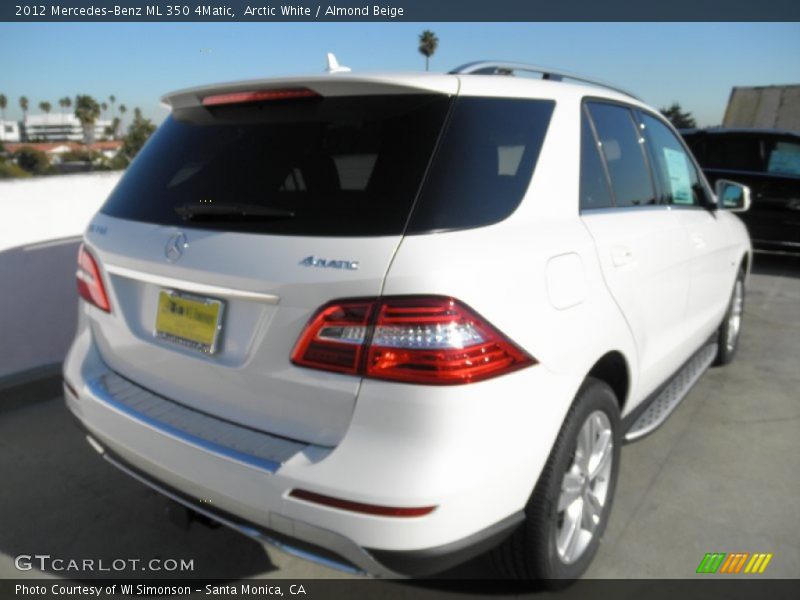 Arctic White / Almond Beige 2012 Mercedes-Benz ML 350 4Matic