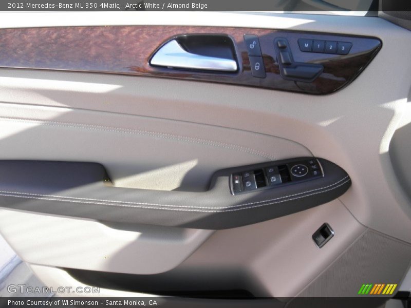 Arctic White / Almond Beige 2012 Mercedes-Benz ML 350 4Matic