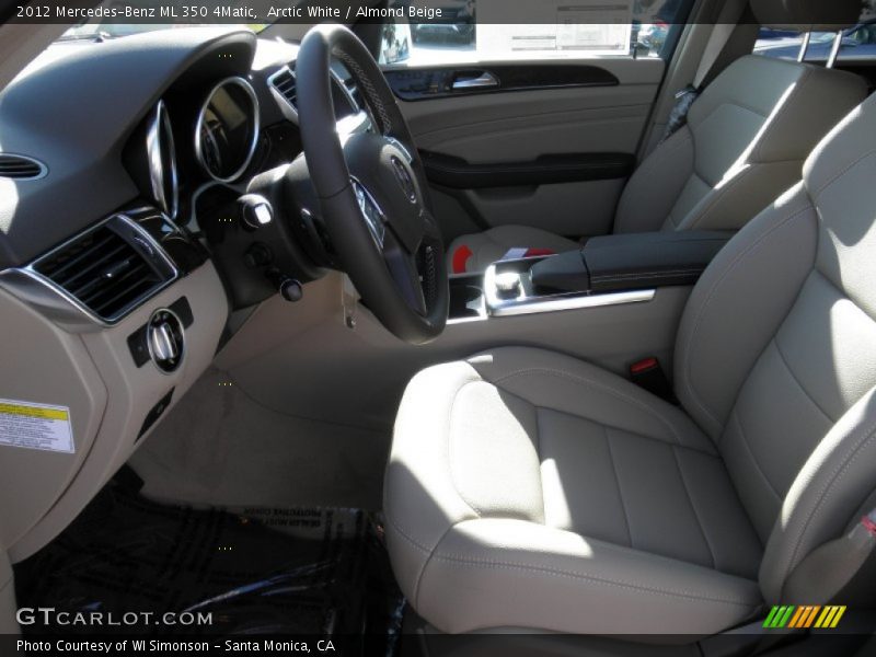Arctic White / Almond Beige 2012 Mercedes-Benz ML 350 4Matic