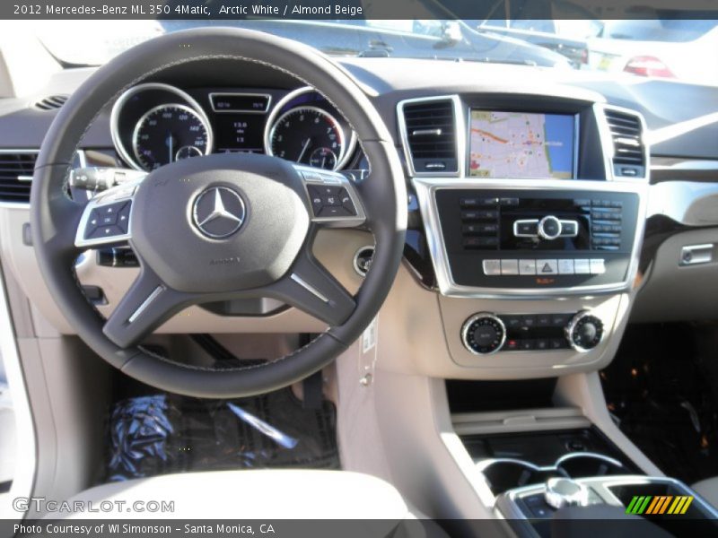 Arctic White / Almond Beige 2012 Mercedes-Benz ML 350 4Matic