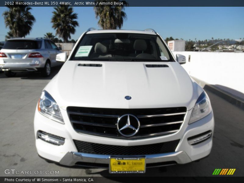 Arctic White / Almond Beige 2012 Mercedes-Benz ML 350 4Matic