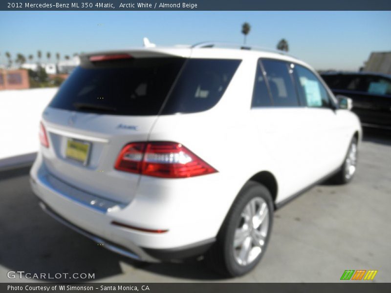 Arctic White / Almond Beige 2012 Mercedes-Benz ML 350 4Matic