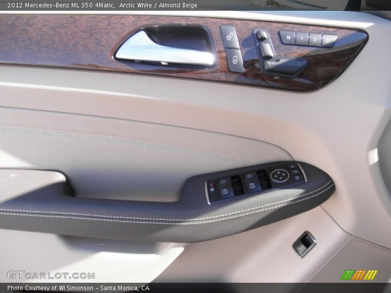 Arctic White / Almond Beige 2012 Mercedes-Benz ML 350 4Matic