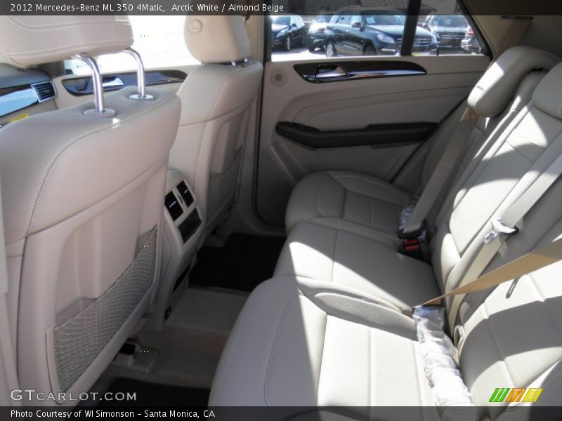 Arctic White / Almond Beige 2012 Mercedes-Benz ML 350 4Matic