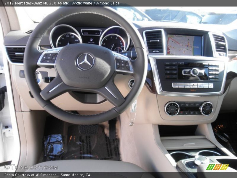 Arctic White / Almond Beige 2012 Mercedes-Benz ML 350 4Matic