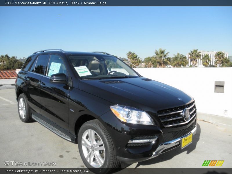 Black / Almond Beige 2012 Mercedes-Benz ML 350 4Matic