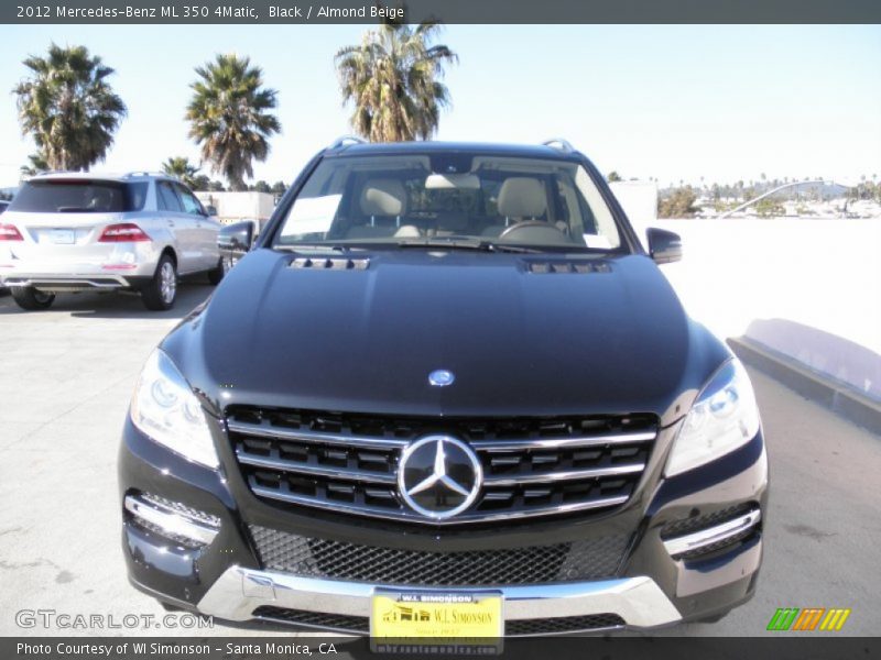 Black / Almond Beige 2012 Mercedes-Benz ML 350 4Matic