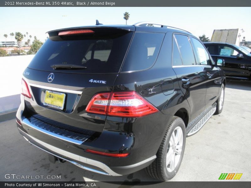 Black / Almond Beige 2012 Mercedes-Benz ML 350 4Matic