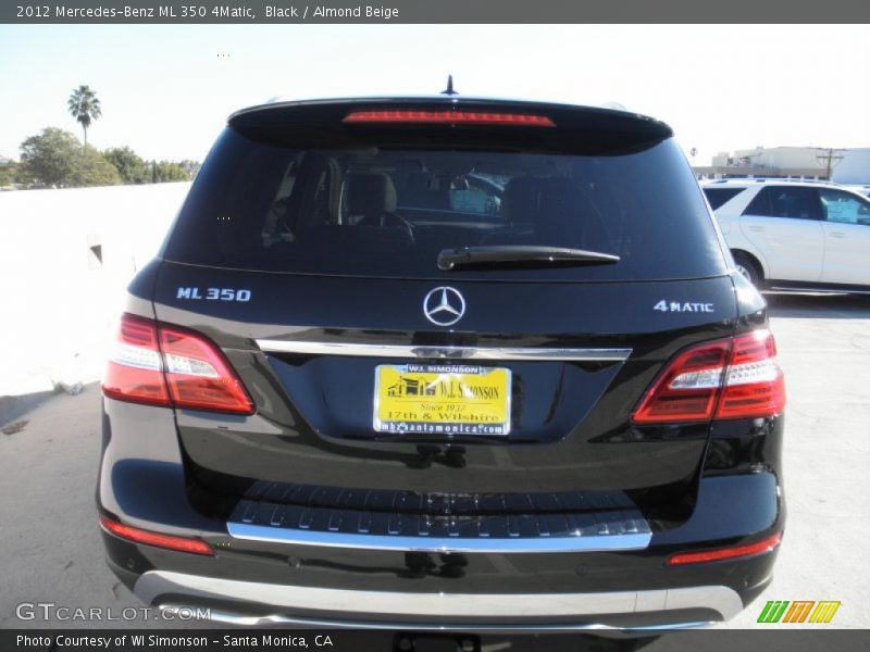 Black / Almond Beige 2012 Mercedes-Benz ML 350 4Matic