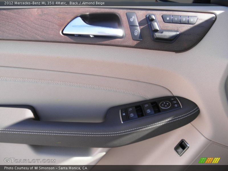 Black / Almond Beige 2012 Mercedes-Benz ML 350 4Matic