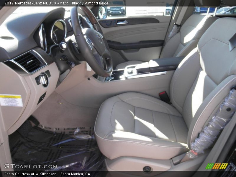 Black / Almond Beige 2012 Mercedes-Benz ML 350 4Matic