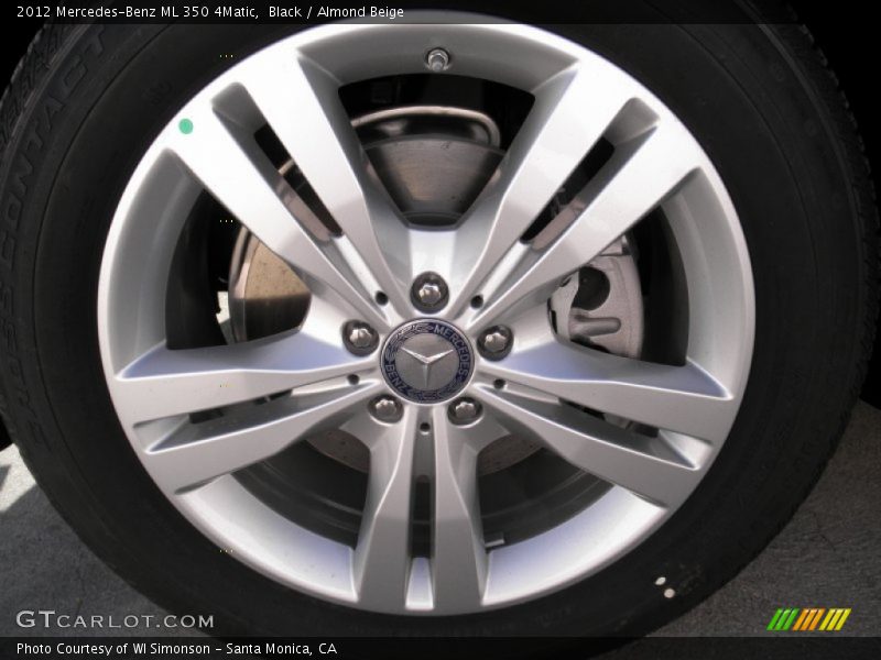 Black / Almond Beige 2012 Mercedes-Benz ML 350 4Matic