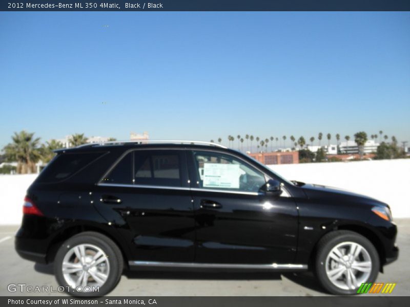 Black / Black 2012 Mercedes-Benz ML 350 4Matic