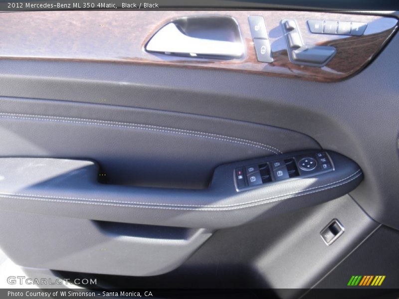 Black / Black 2012 Mercedes-Benz ML 350 4Matic