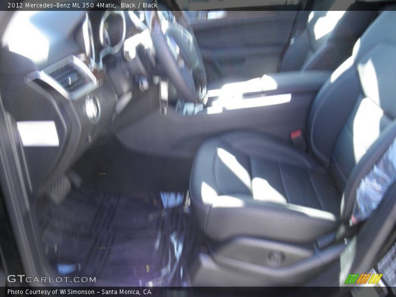 Black / Black 2012 Mercedes-Benz ML 350 4Matic