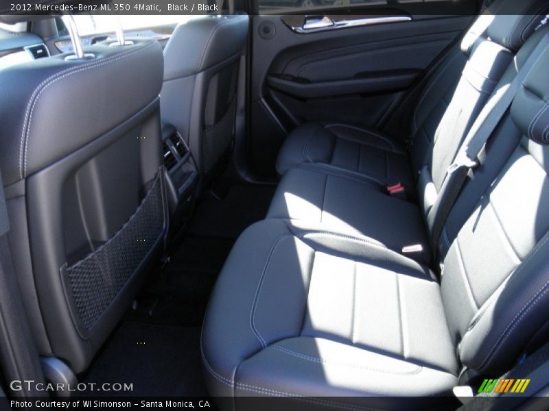 Black / Black 2012 Mercedes-Benz ML 350 4Matic