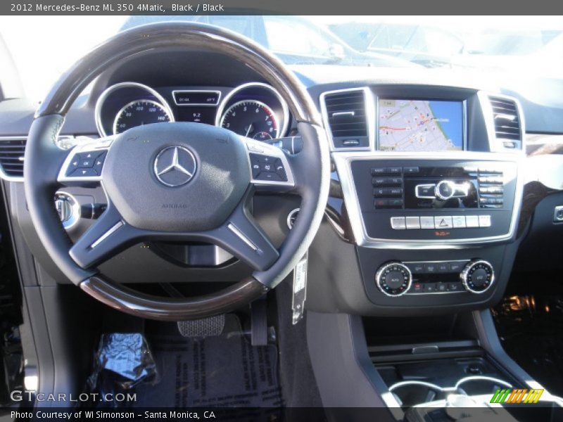 Black / Black 2012 Mercedes-Benz ML 350 4Matic