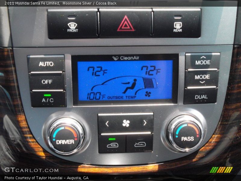 Controls of 2011 Santa Fe Limited
