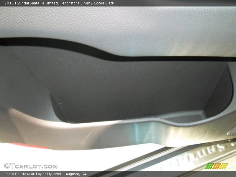 Moonstone Silver / Cocoa Black 2011 Hyundai Santa Fe Limited