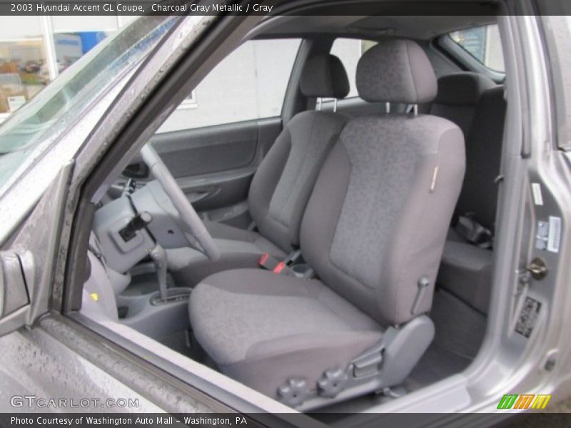  2003 Accent GL Coupe Gray Interior