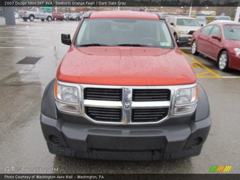 Sunburst Orange Pearl / Dark Slate Gray 2007 Dodge Nitro SXT 4x4