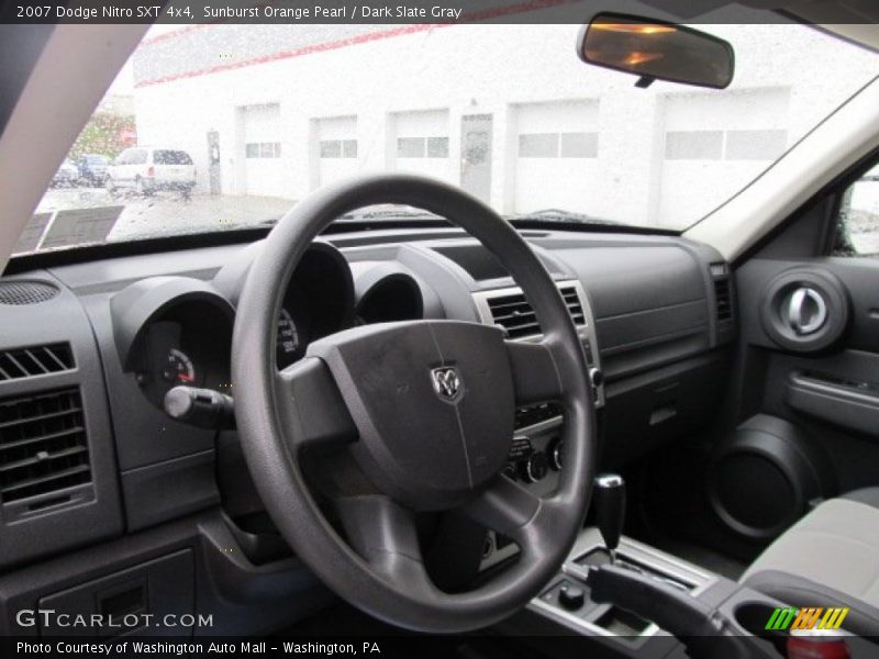 Sunburst Orange Pearl / Dark Slate Gray 2007 Dodge Nitro SXT 4x4
