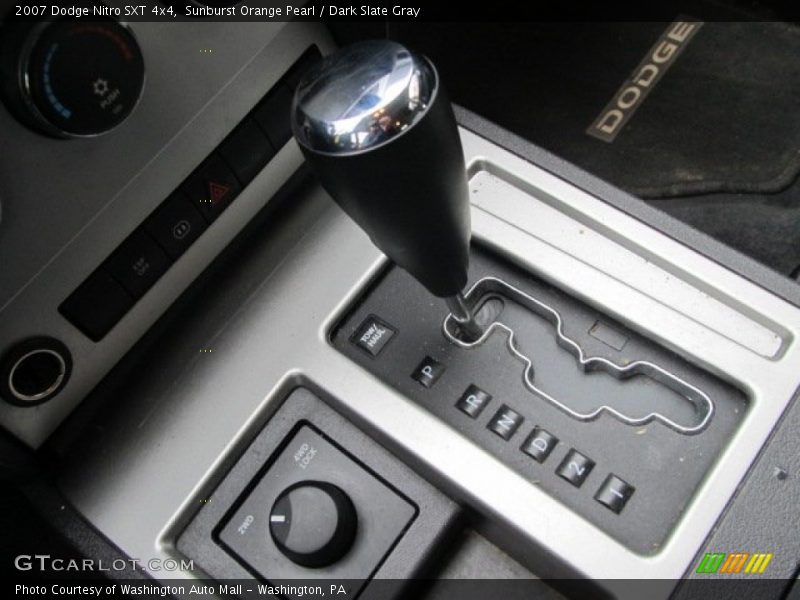Sunburst Orange Pearl / Dark Slate Gray 2007 Dodge Nitro SXT 4x4