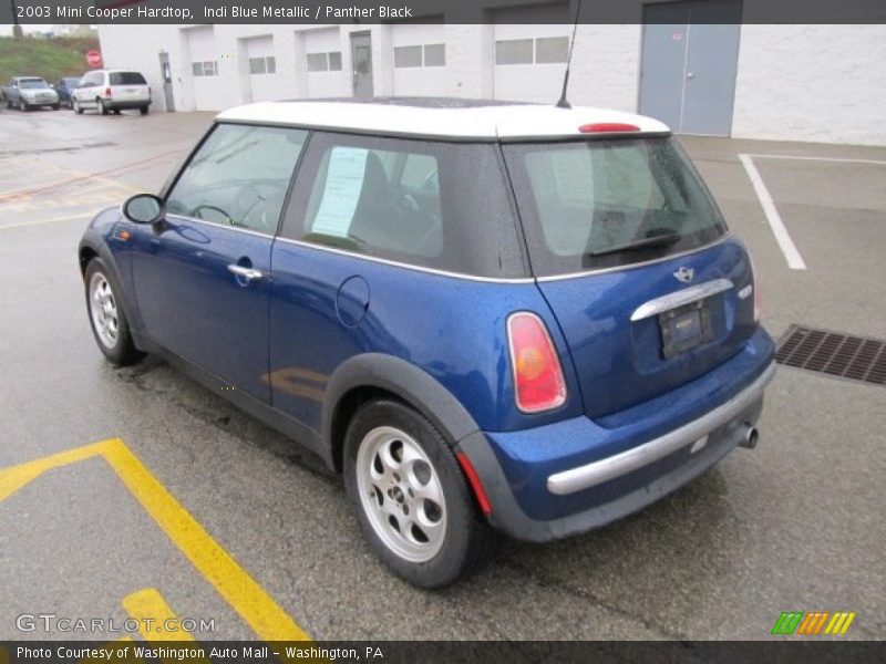Indi Blue Metallic / Panther Black 2003 Mini Cooper Hardtop