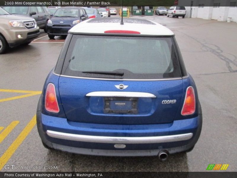 Indi Blue Metallic / Panther Black 2003 Mini Cooper Hardtop