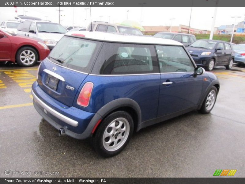 Indi Blue Metallic / Panther Black 2003 Mini Cooper Hardtop