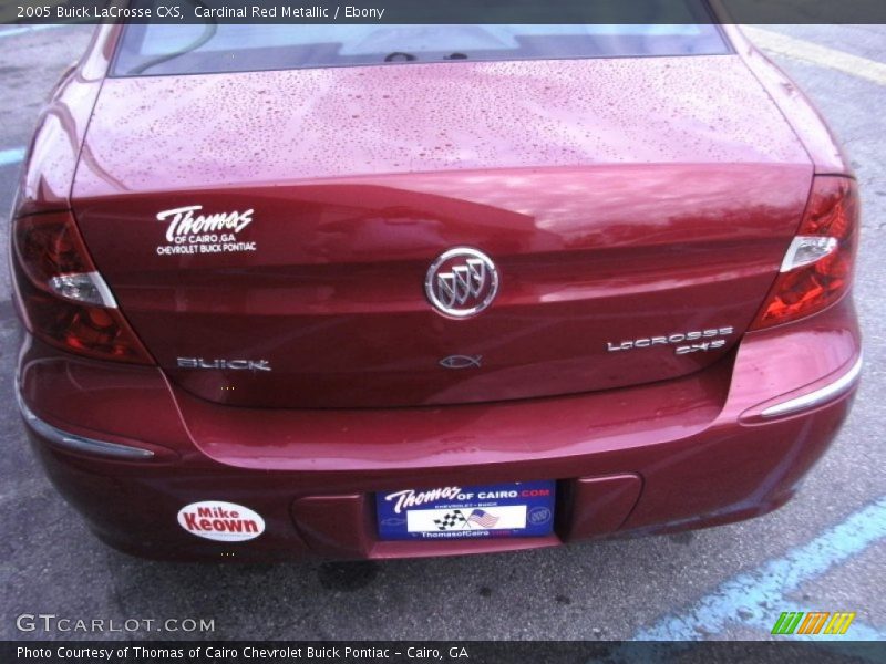 Cardinal Red Metallic / Ebony 2005 Buick LaCrosse CXS