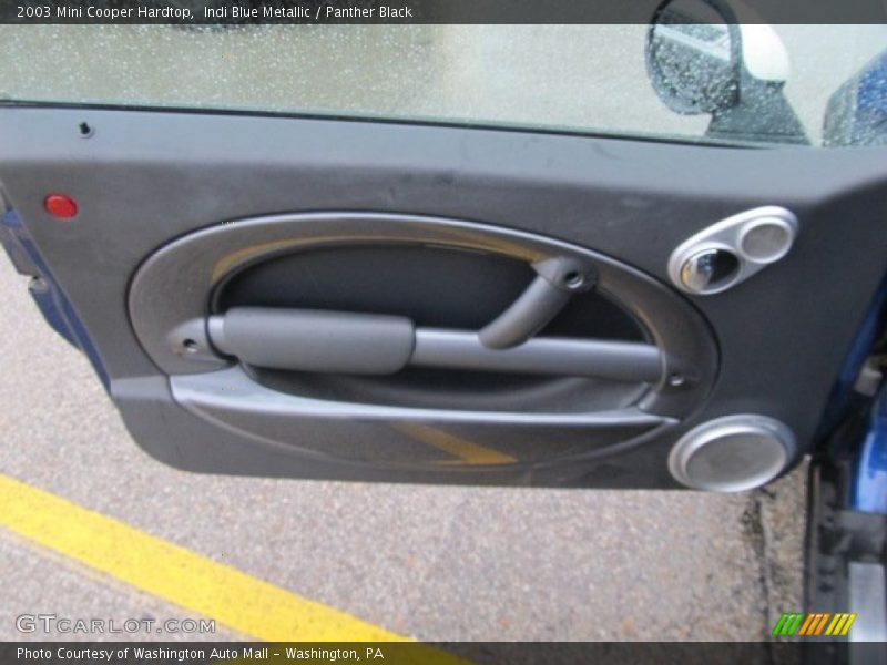 Indi Blue Metallic / Panther Black 2003 Mini Cooper Hardtop