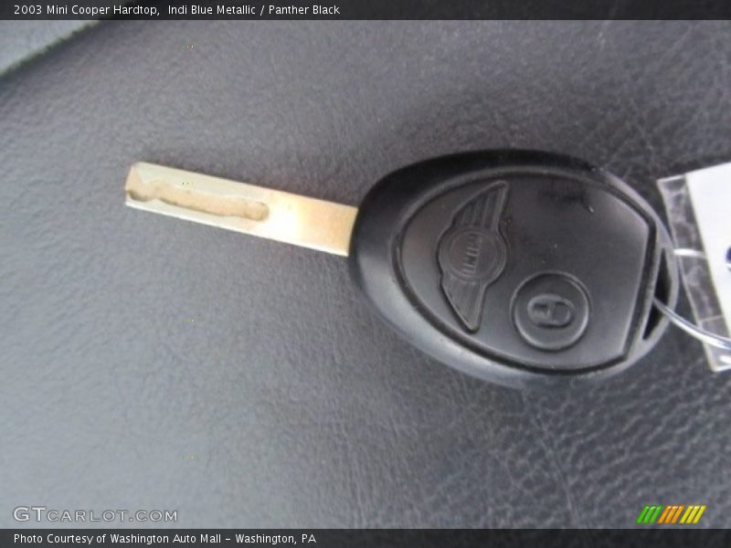 Indi Blue Metallic / Panther Black 2003 Mini Cooper Hardtop