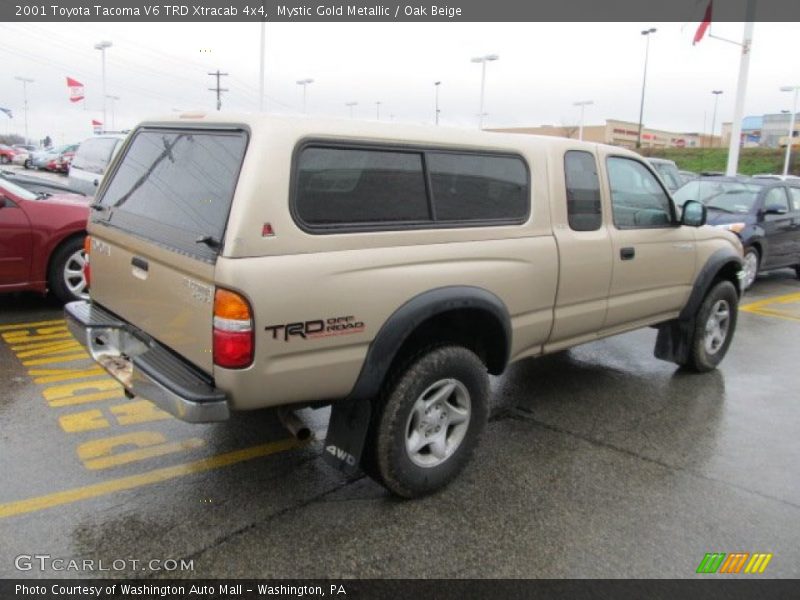 Mystic Gold Metallic / Oak Beige 2001 Toyota Tacoma V6 TRD Xtracab 4x4