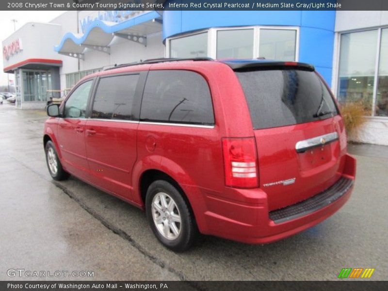 Inferno Red Crystal Pearlcoat / Medium Slate Gray/Light Shale 2008 Chrysler Town & Country Touring Signature Series