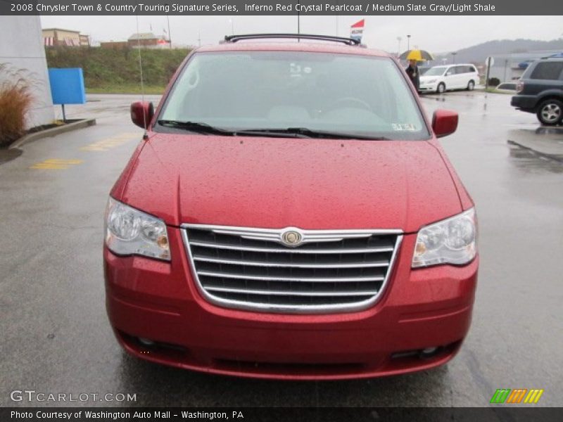 Inferno Red Crystal Pearlcoat / Medium Slate Gray/Light Shale 2008 Chrysler Town & Country Touring Signature Series