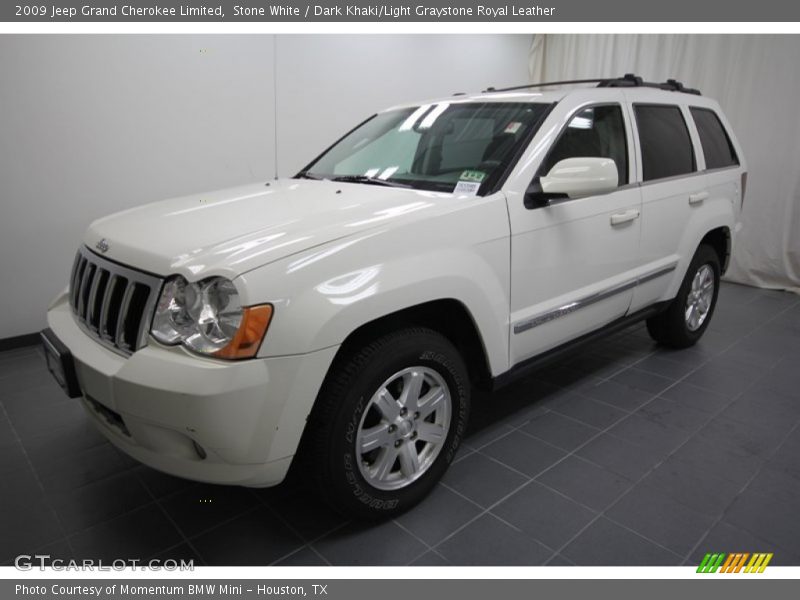 Stone White / Dark Khaki/Light Graystone Royal Leather 2009 Jeep Grand Cherokee Limited