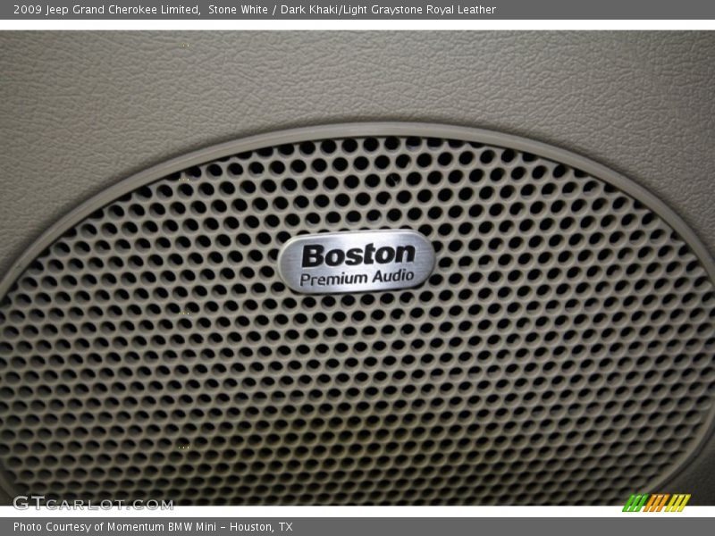 Stone White / Dark Khaki/Light Graystone Royal Leather 2009 Jeep Grand Cherokee Limited