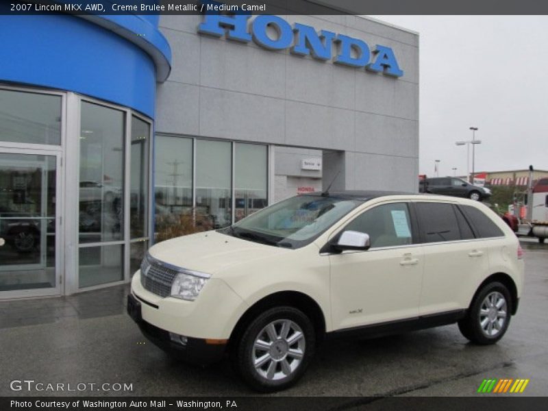 Creme Brulee Metallic / Medium Camel 2007 Lincoln MKX AWD