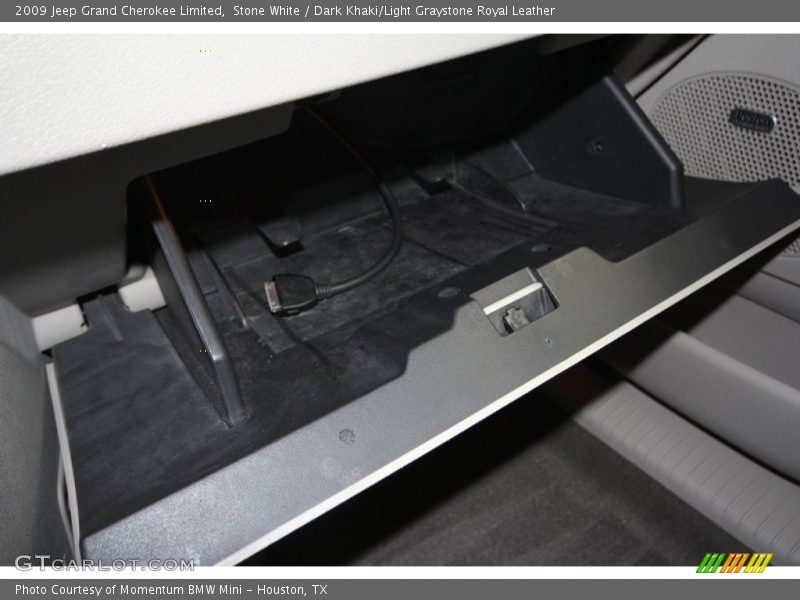 Stone White / Dark Khaki/Light Graystone Royal Leather 2009 Jeep Grand Cherokee Limited
