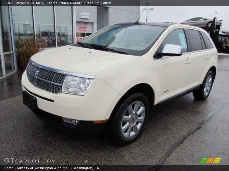 Creme Brulee Metallic / Medium Camel 2007 Lincoln MKX AWD