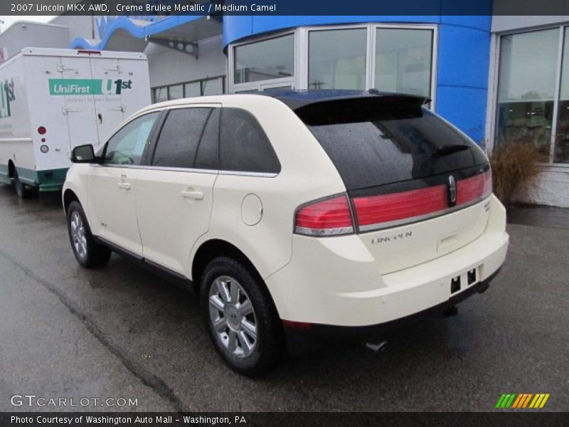 Creme Brulee Metallic / Medium Camel 2007 Lincoln MKX AWD