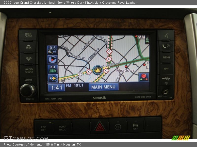 Stone White / Dark Khaki/Light Graystone Royal Leather 2009 Jeep Grand Cherokee Limited